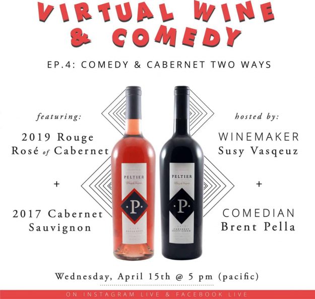 a bottle of Rouge rosé and Cabernet