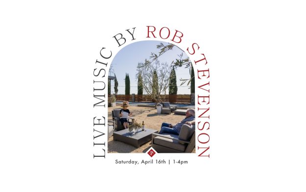 live music by rob stevenson with view of Peltier patio