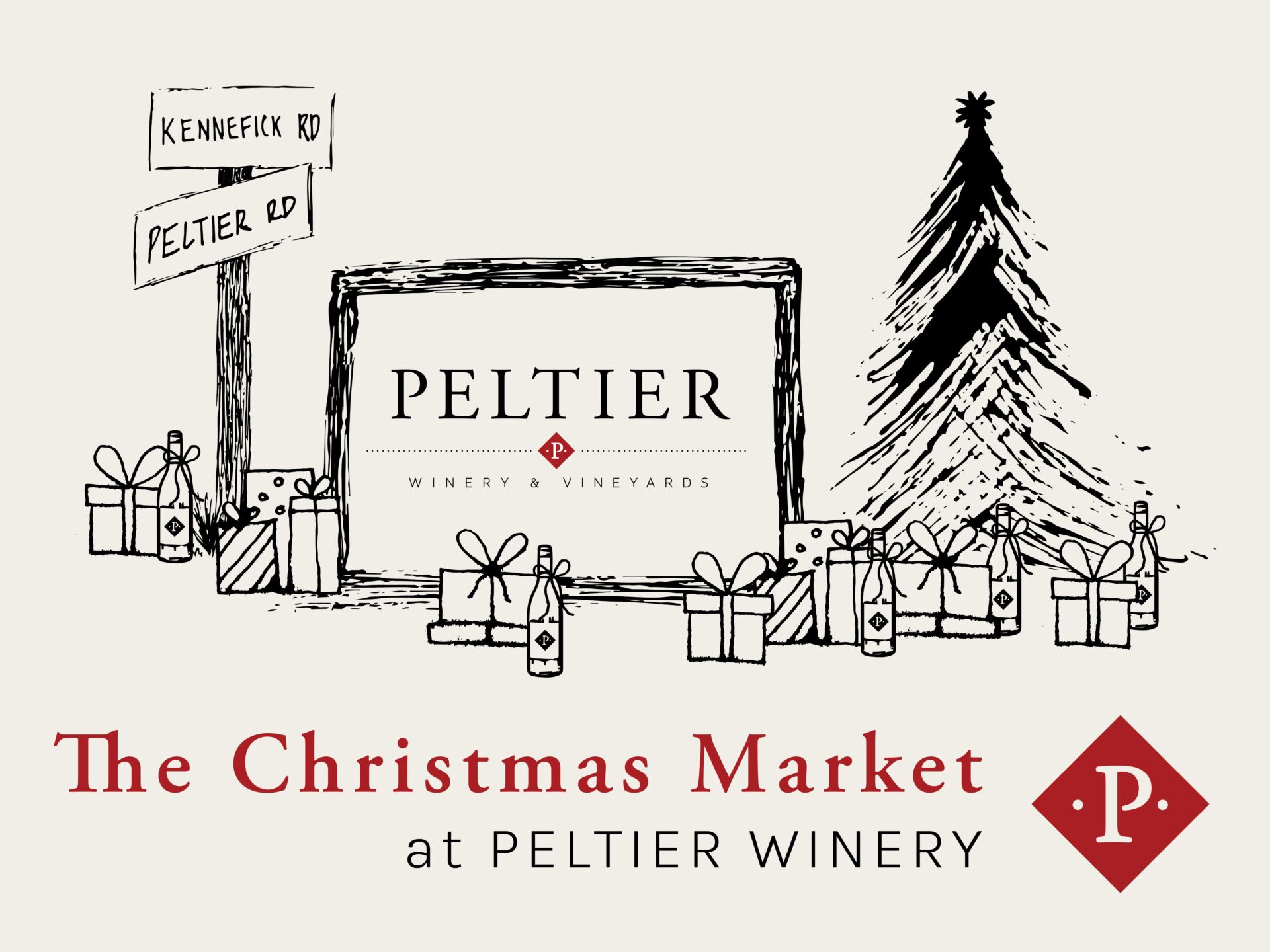 Peltier Christmas Market Event Website Graphic