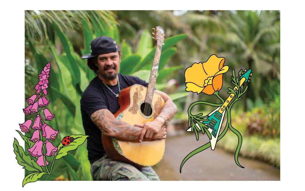 Michael Franti with SGF characters-01 Michael Franti with SGF characters