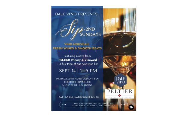 Dale Vino Sip 2nd Sundays featuring Peltier Winery