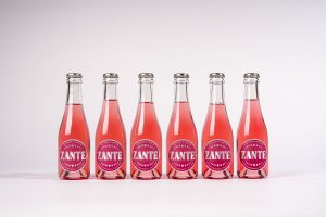 ZANTE rosé sparkling wine_pink label_6 187ml bottles ZANTE rosé sparkling wine_pink label_6 187ml bottles